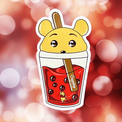 Magnet Bubble Tea Ratatouille & Winnie & Marie