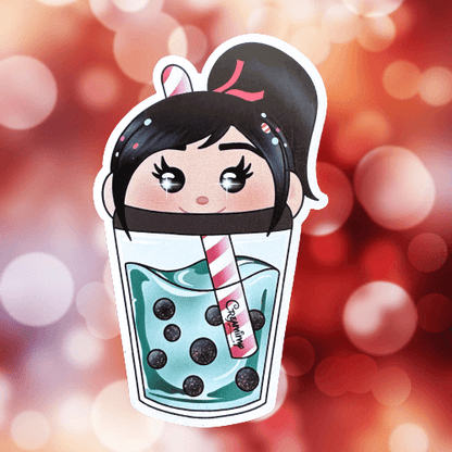 Magnet Bubble Tea Vanellope & Clochette