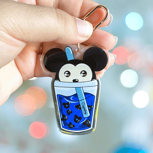 Porte-clé Bubble Tea Mickey