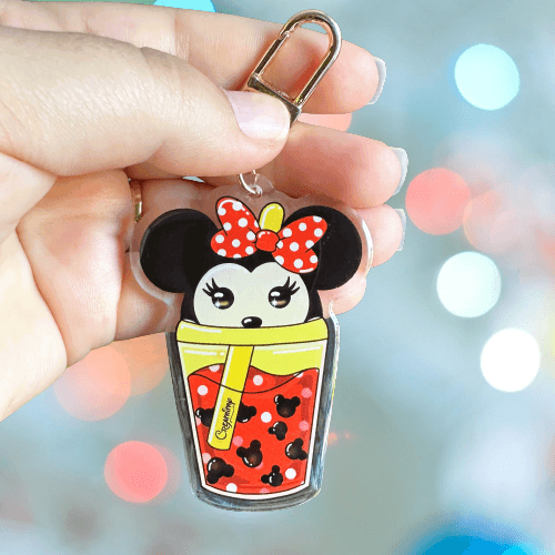 Porte-clé Bubble Tea Minnie