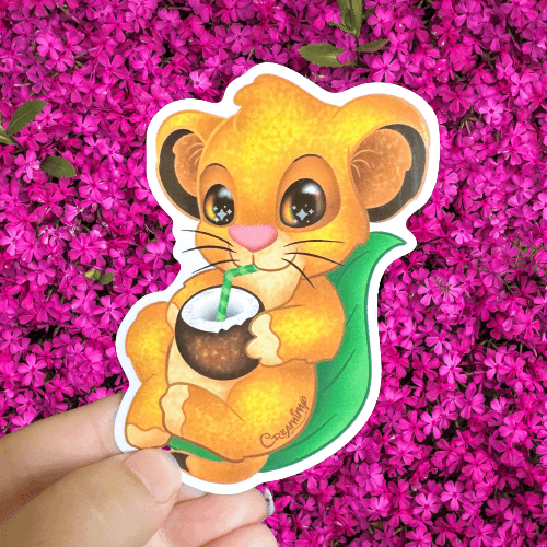 Stickers Transparents Fruity Simba