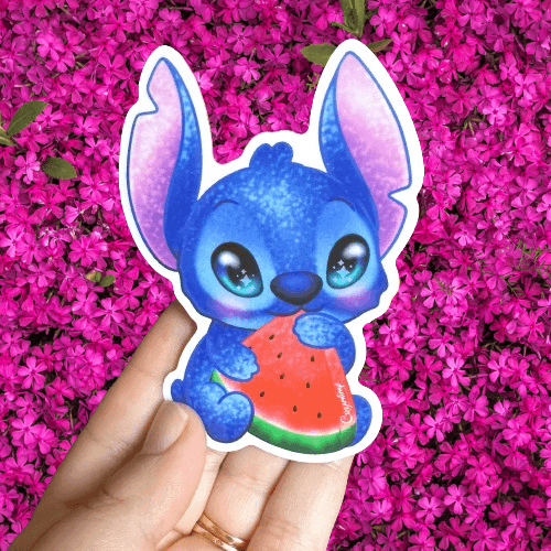 Stickers Transparents Fruity Stitch