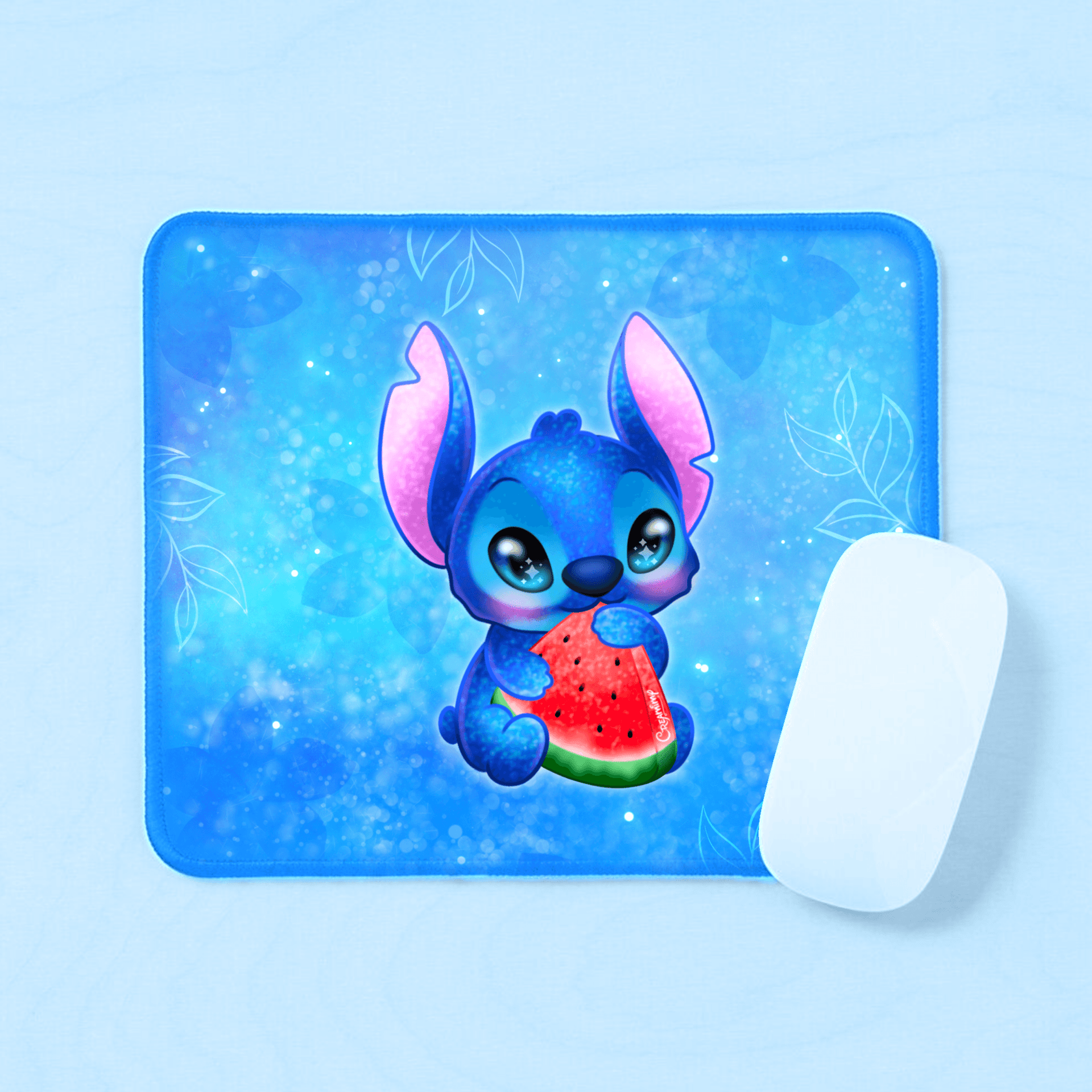 Disney-Tapis de souris en caoutchouc antidérapant CAN o & Stitch